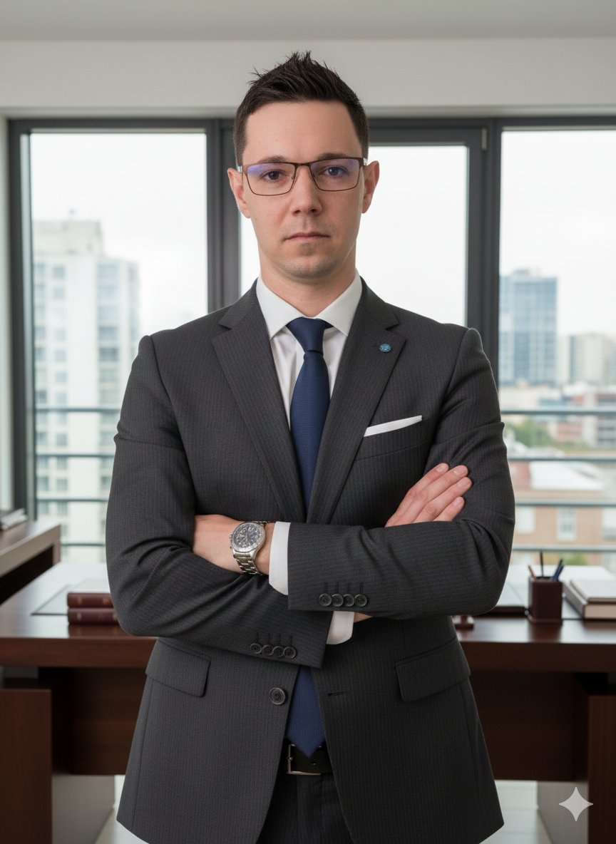 Goran Kolouch, standing portrait